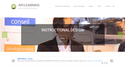 Desktop Screenshot of api-learning.com