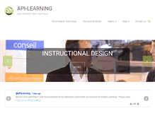 Tablet Screenshot of api-learning.com
